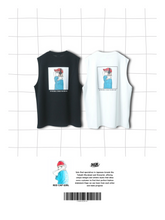 RED CAP GIRL Back Print Cool Touch Vest